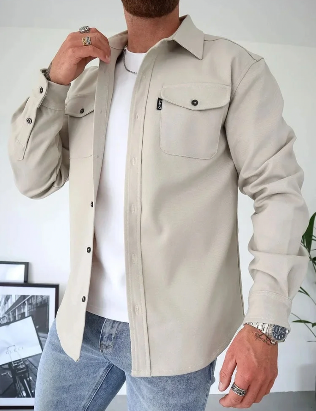 Reettara | Veste d'automne stylée pour hommes