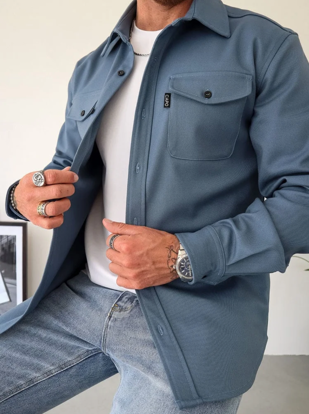 Reettara | Veste d'automne stylée pour hommes