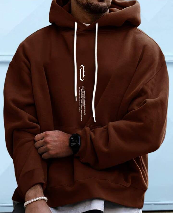 Leinax | Sweat à capuche imprimé pour hommes