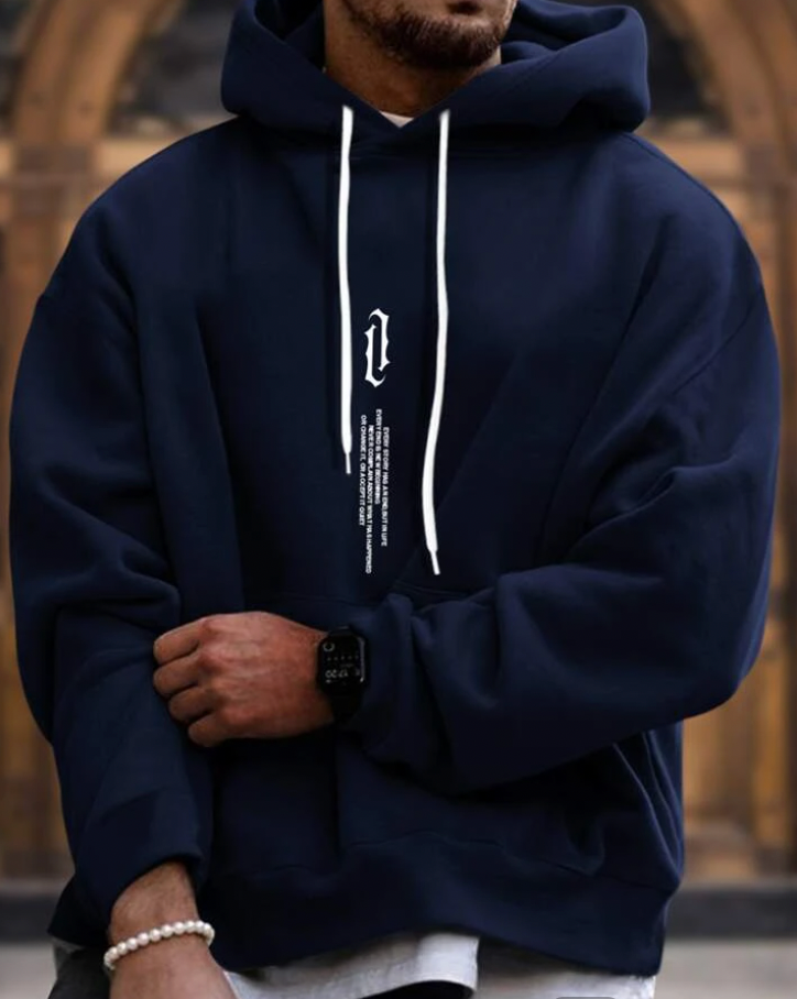 Leinax | Sweat à capuche imprimé pour hommes
