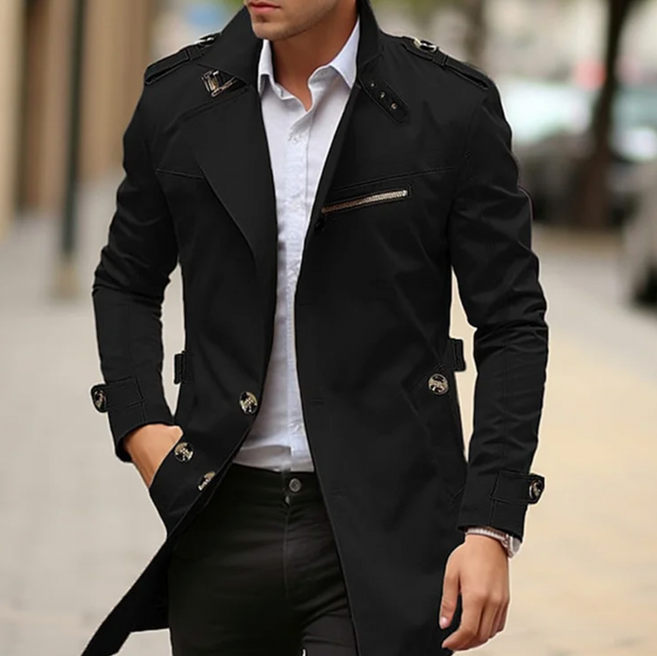 Soettam | Trench-coat de printemps élégant pour hommes