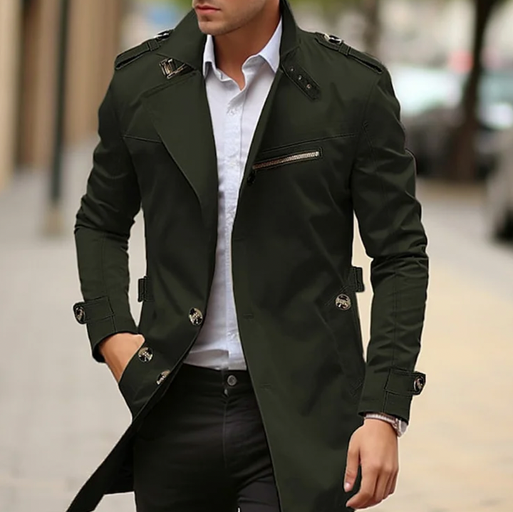 Soettam | Trench-coat de printemps élégant pour hommes