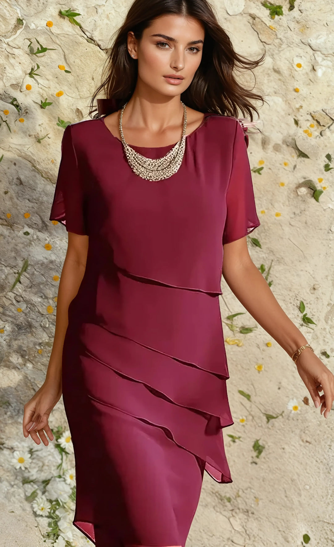 Nioraxa Boheme Midi Robe – Thèma