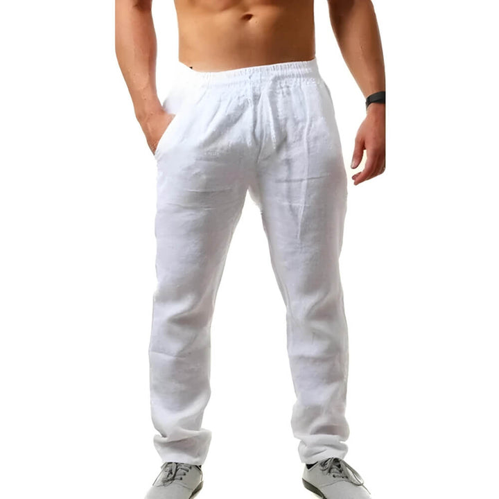 Viunar | Pantalon en lin décontracté pour hommes