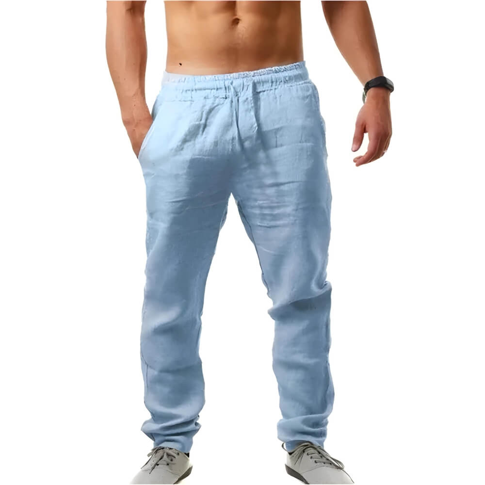 Viunar | Pantalon en lin décontracté pour hommes