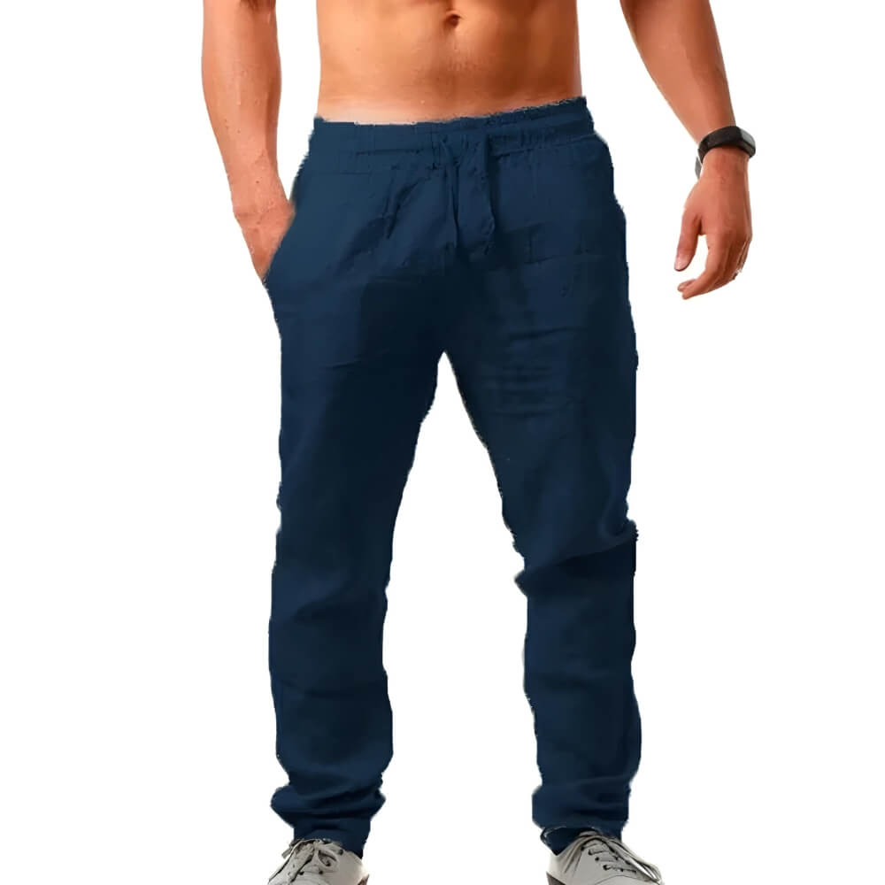 Viunar | Pantalon en lin décontracté pour hommes