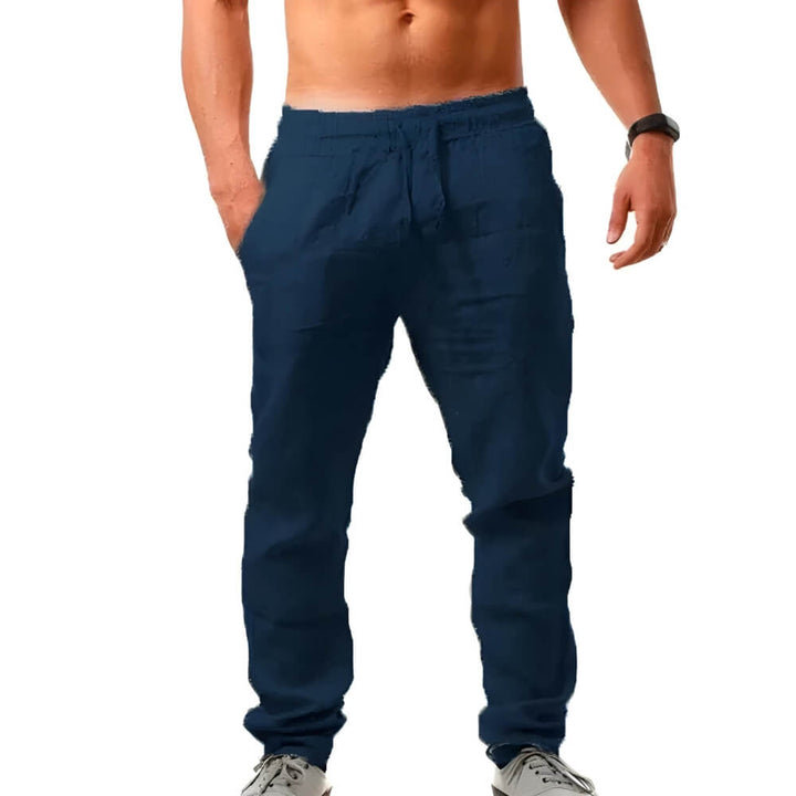 Viunar | Pantalon en lin décontracté pour hommes