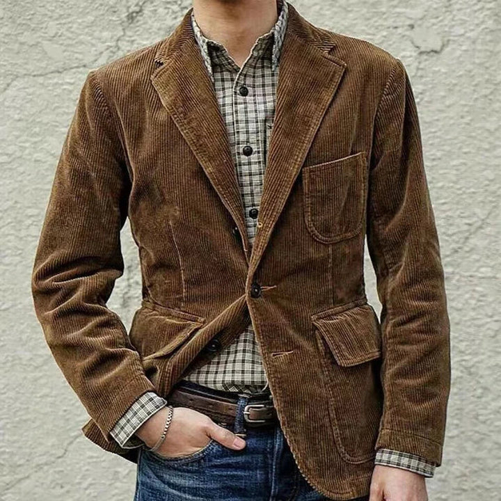 Roanar | Blazer en velours côtelé pour hommes