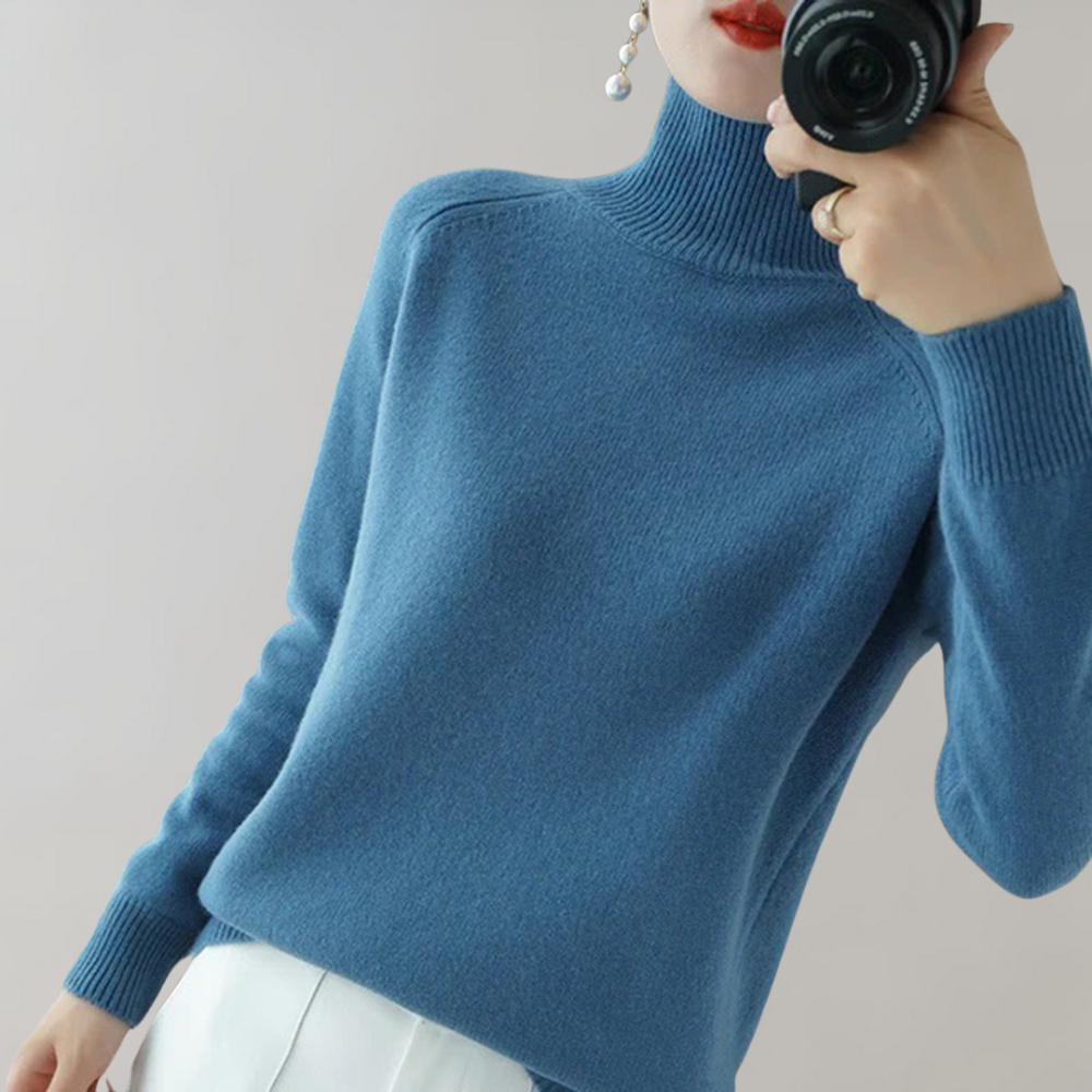 Raayana | Pull Col Roulé Élégant pour Femme