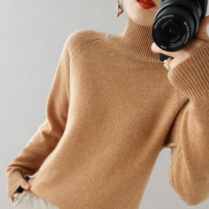 Raayana | Pull Col Roulé Élégant pour Femme