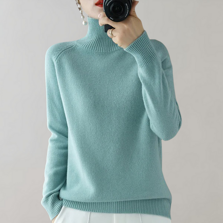 Raayana | Pull Col Roulé Élégant pour Femme