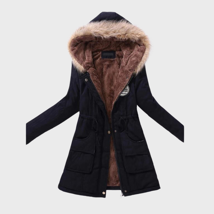 Neellea | Long manteau d'hiver avec capuche pour femmes