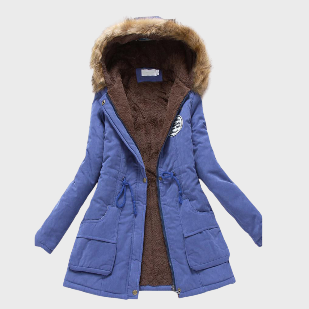 Neellea | Long manteau d'hiver avec capuche pour femmes