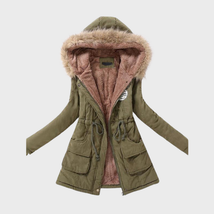 Neellea | Long manteau d'hiver avec capuche pour femmes