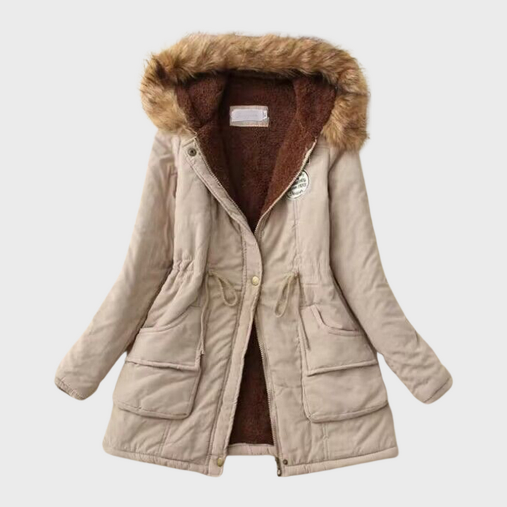 Neellea | Long manteau d'hiver avec capuche pour femmes