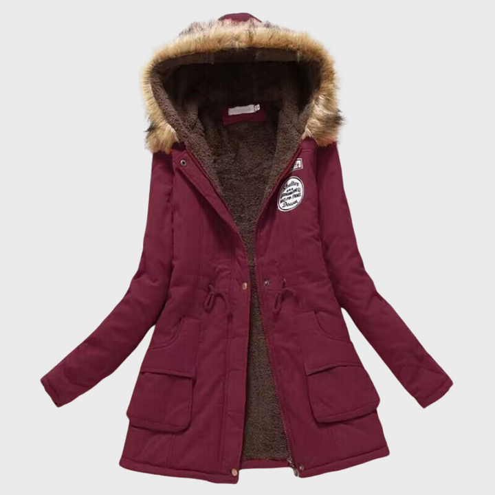 Neellea | Long manteau d'hiver avec capuche pour femmes