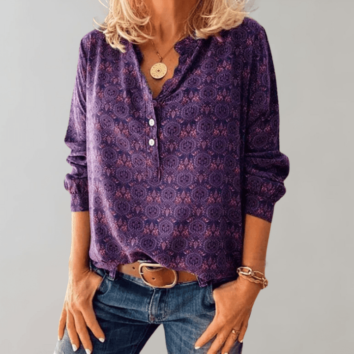 Mairala | Blouse vintage décontractée pour femmes
