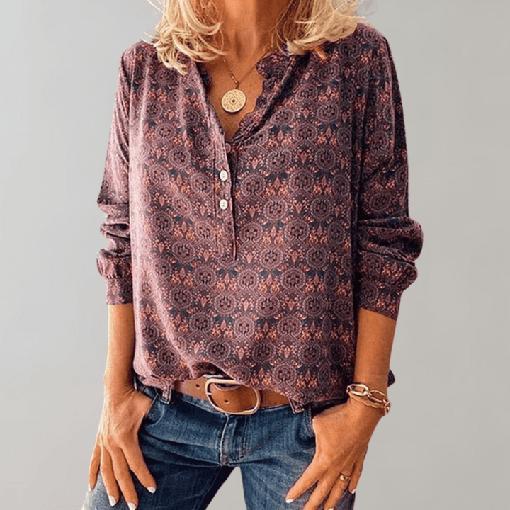 Mairala | Blouse vintage décontractée pour femmes