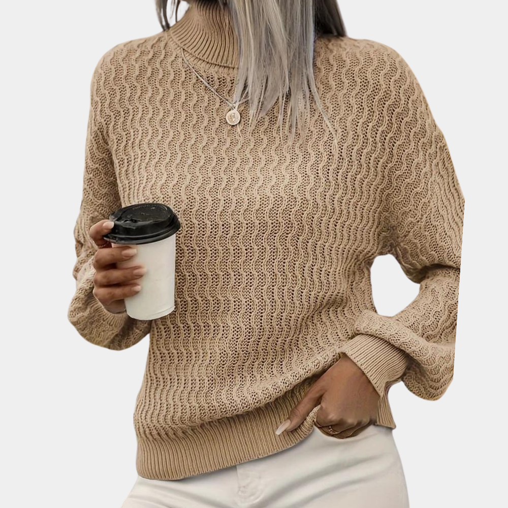 Veelleala | Pull Col Roulé Classique pour Femmes