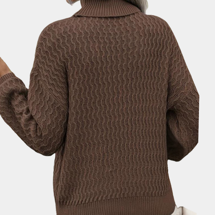 Veelleala | Pull Col Roulé Classique pour Femmes