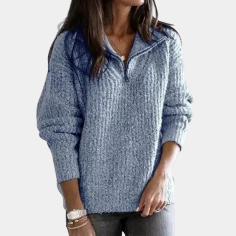 Rilinexa | Pull demi-zip élégant pour femmes
