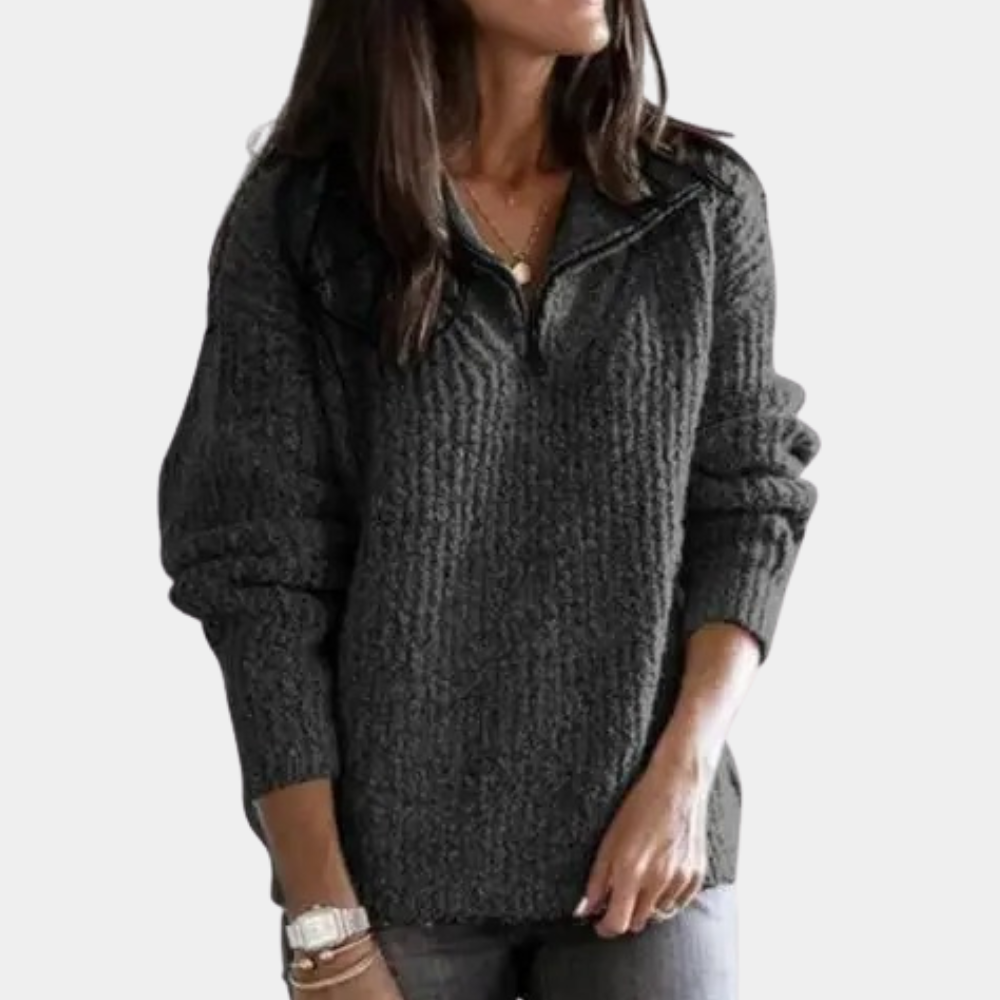 Rilinexa | Pull demi-zip élégant pour femmes