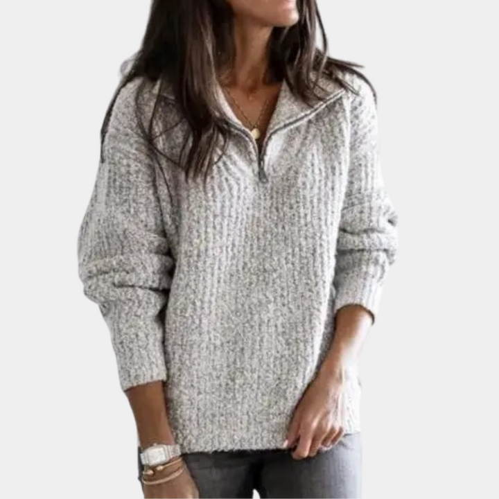 Rilinexa | Pull demi-zip élégant pour femmes