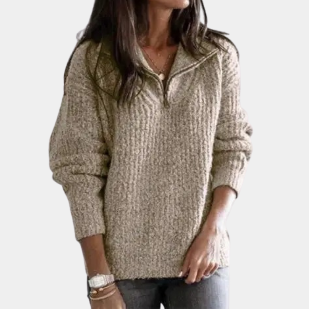 Rilinexa | Pull demi-zip élégant pour femmes