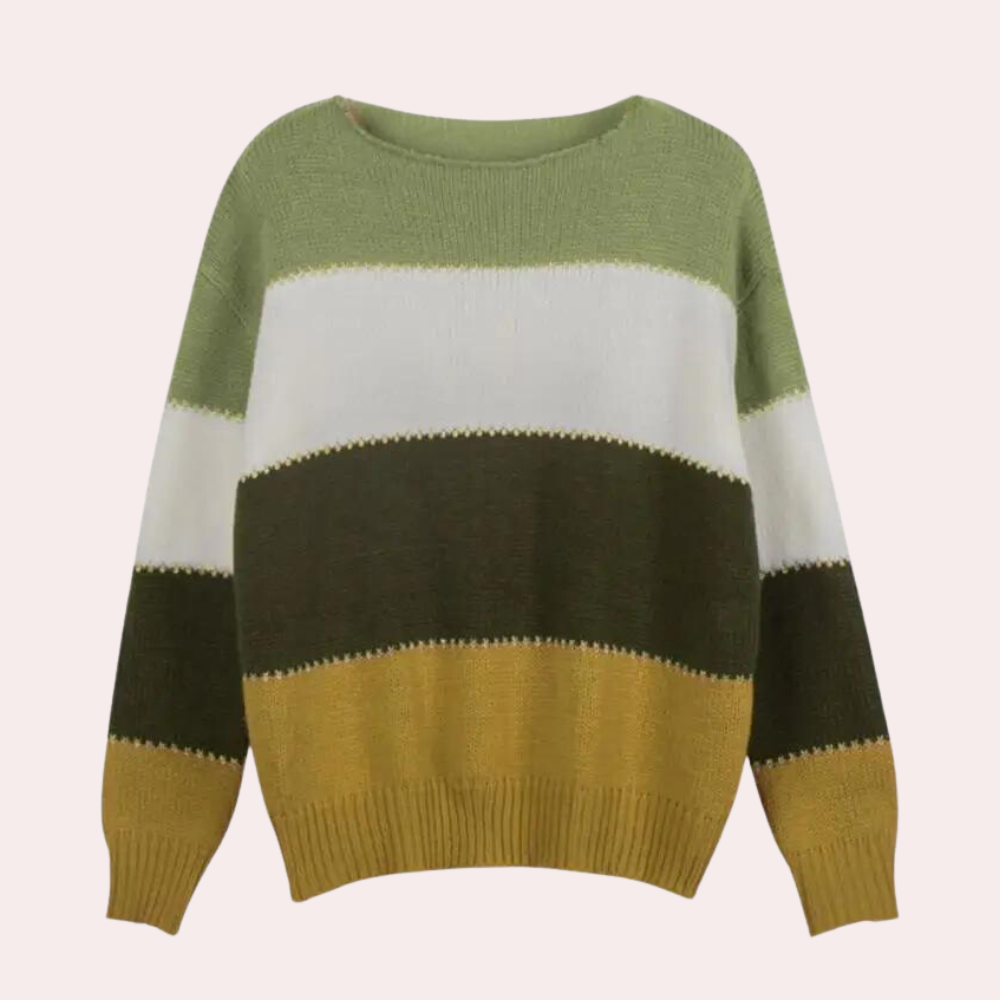 Muettaxa | Pull élégant à rayures pour femmes