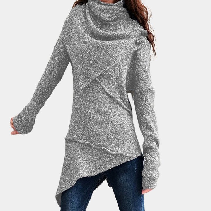 Naosia | Pull asymétrique tricoté pour femmes