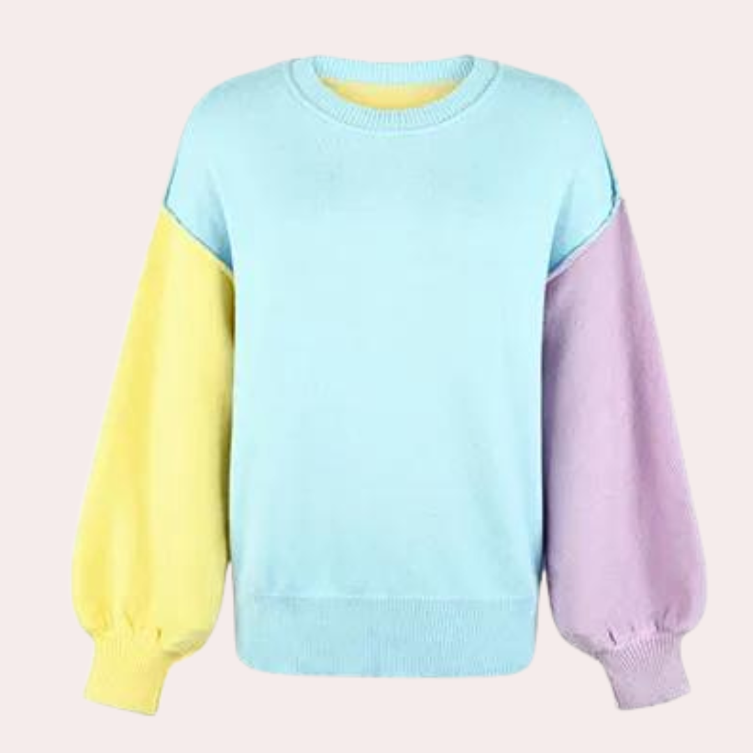 Siellela | Pull à Blocs de Couleurs pour Femmes