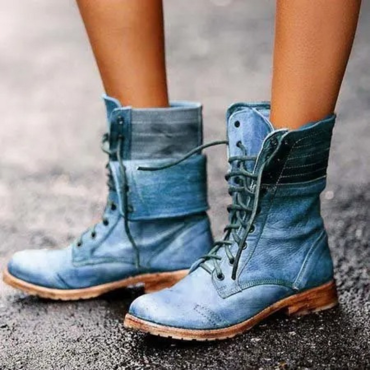 Laorama | Bottines Élégantes à Lacets pour Femmes