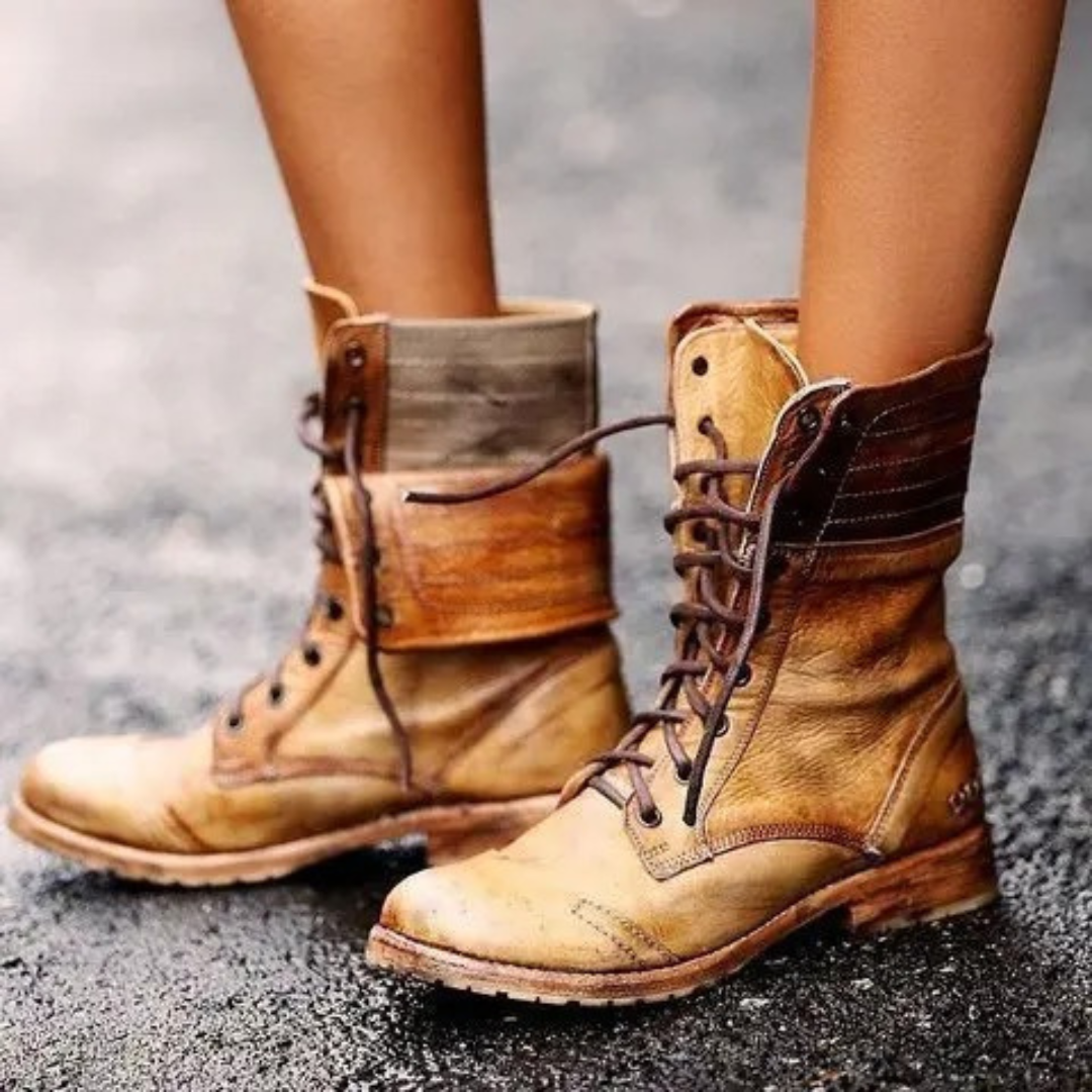 Laorama | Bottines Élégantes à Lacets pour Femmes