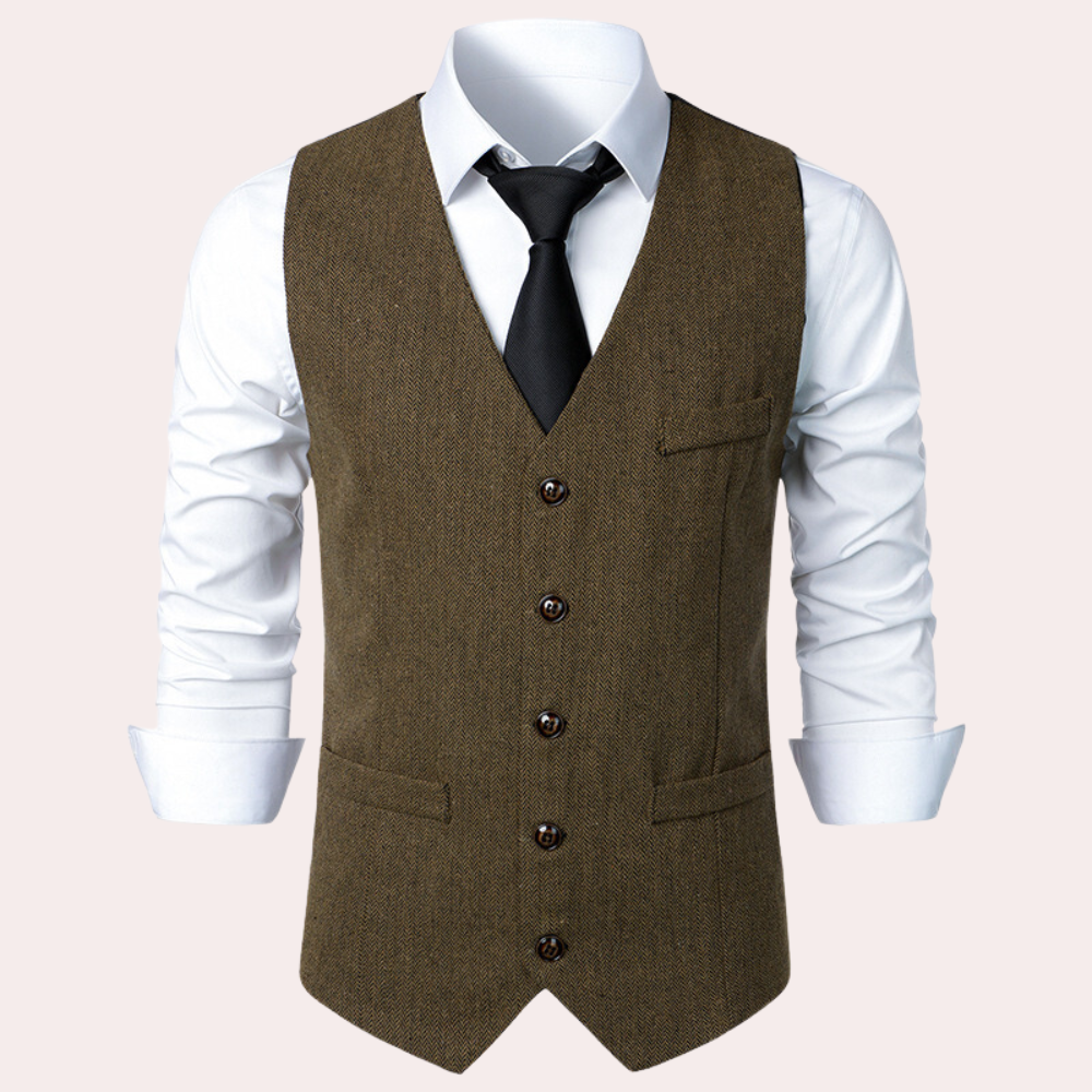 Reayax | Gilet élégant pour Oktoberfest homme