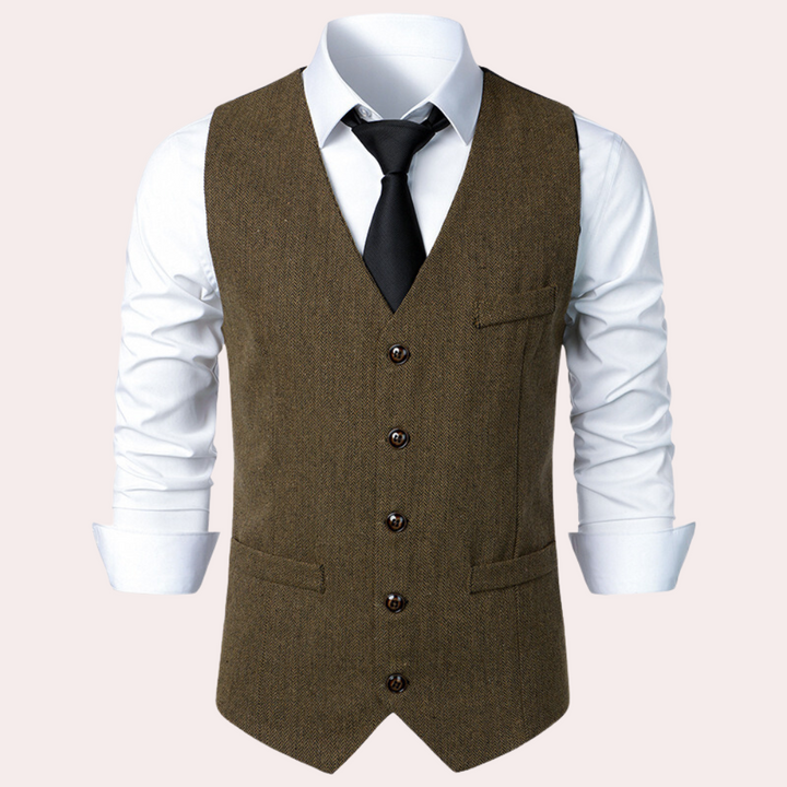 Reayax | Gilet élégant pour Oktoberfest homme