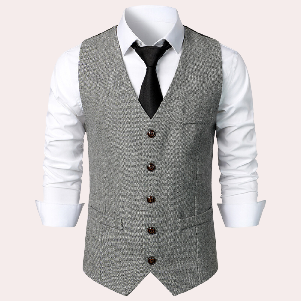 Reayax | Gilet élégant pour Oktoberfest homme