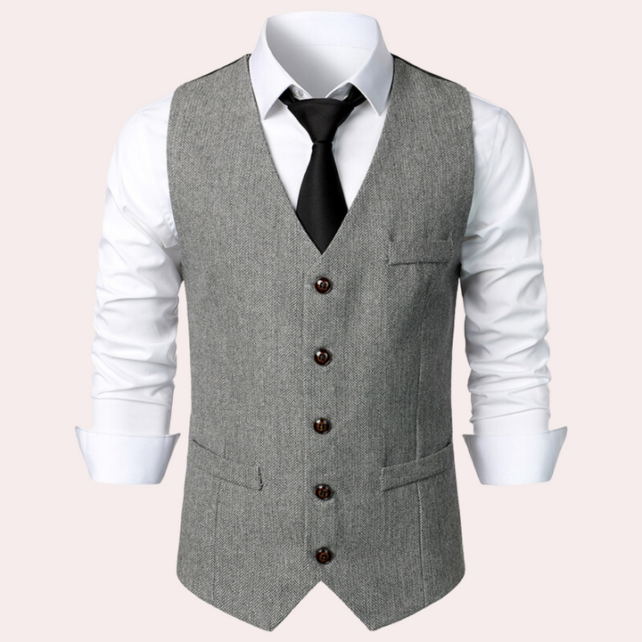 Reayax | Gilet élégant pour Oktoberfest homme