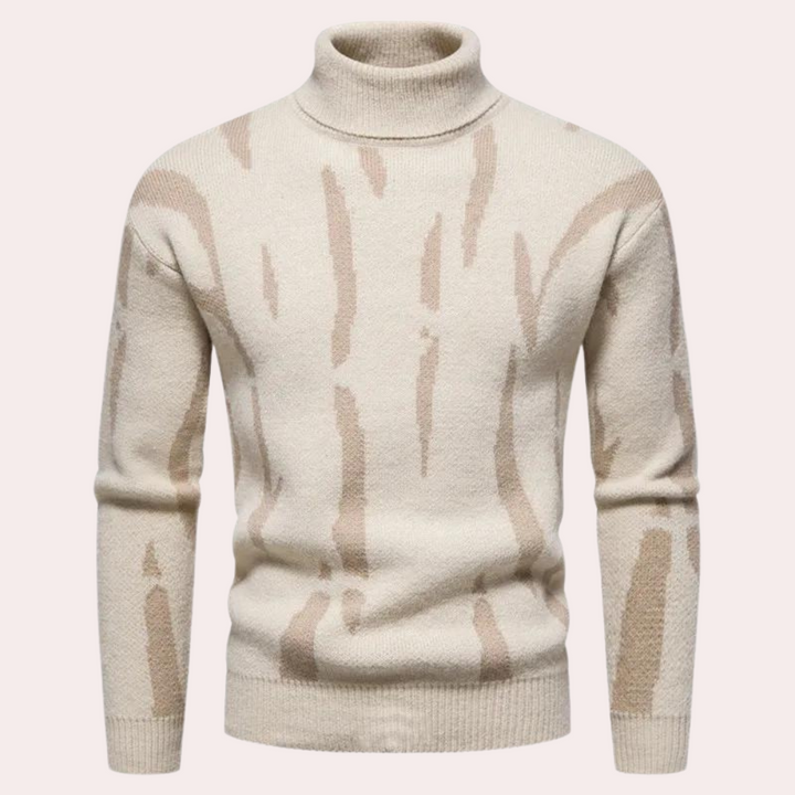Vianan | Pull col roulé moderne homme