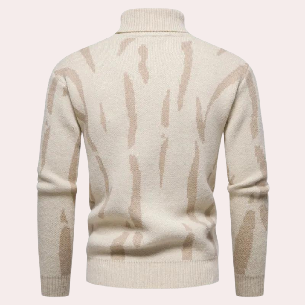 Vianan | Pull col roulé moderne homme