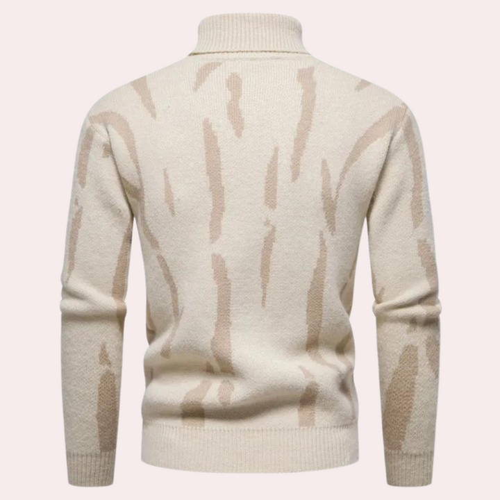 Vianan | Pull col roulé moderne homme