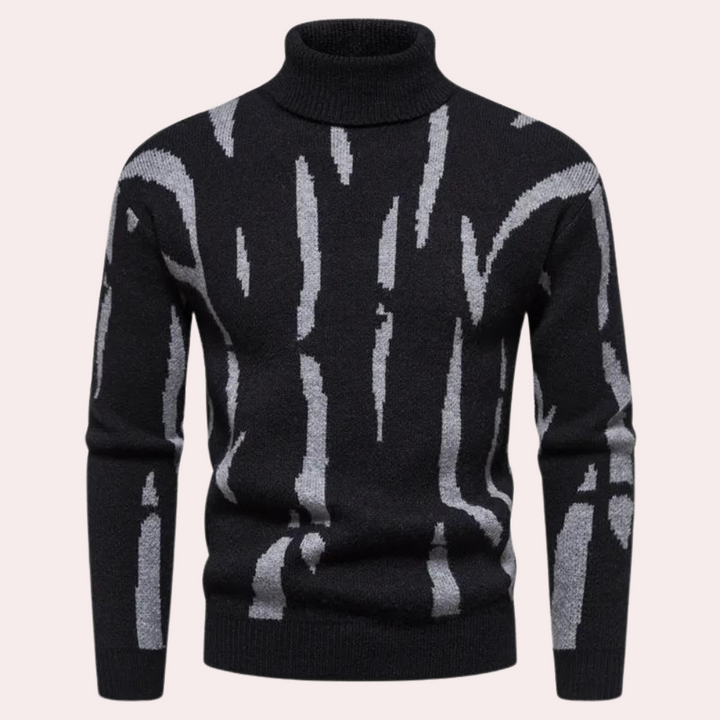Vianan | Pull col roulé moderne homme
