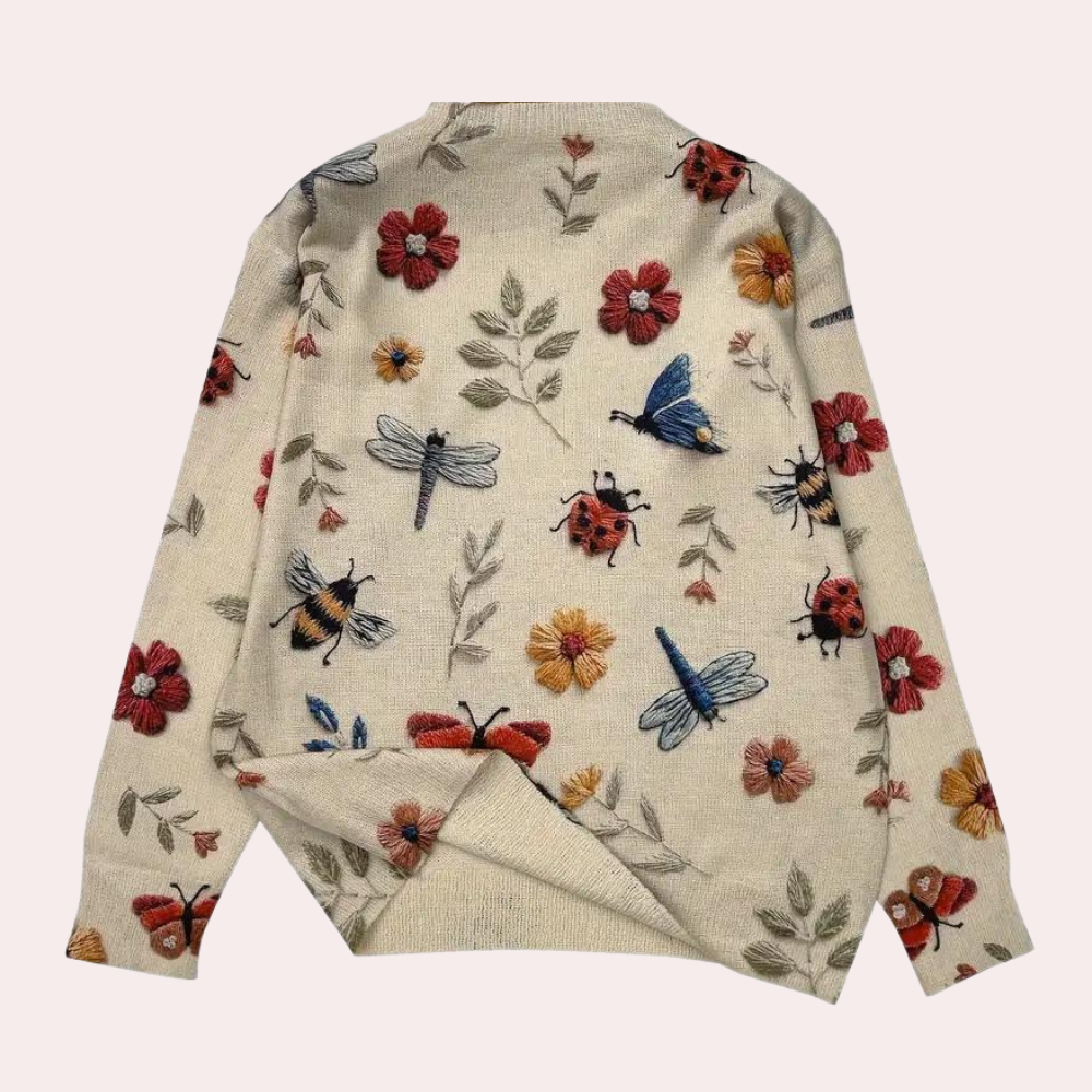 Vielleaxa | Pull fleuri élégant pour femmes