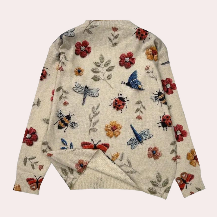 Vielleaxa | Pull fleuri élégant pour femmes