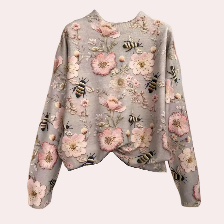 Vielleaxa | Pull fleuri élégant pour femmes