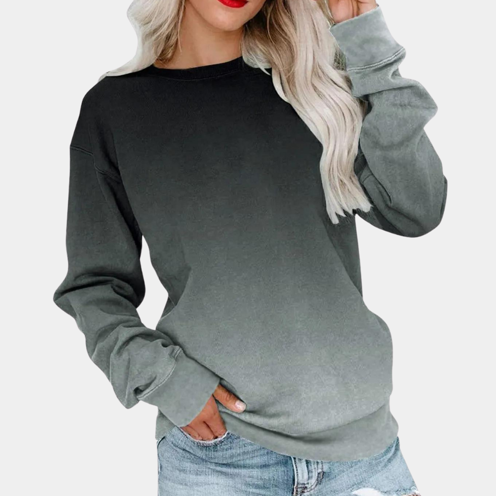 Oevaxa | Sweatshirt dégradé confortable femme