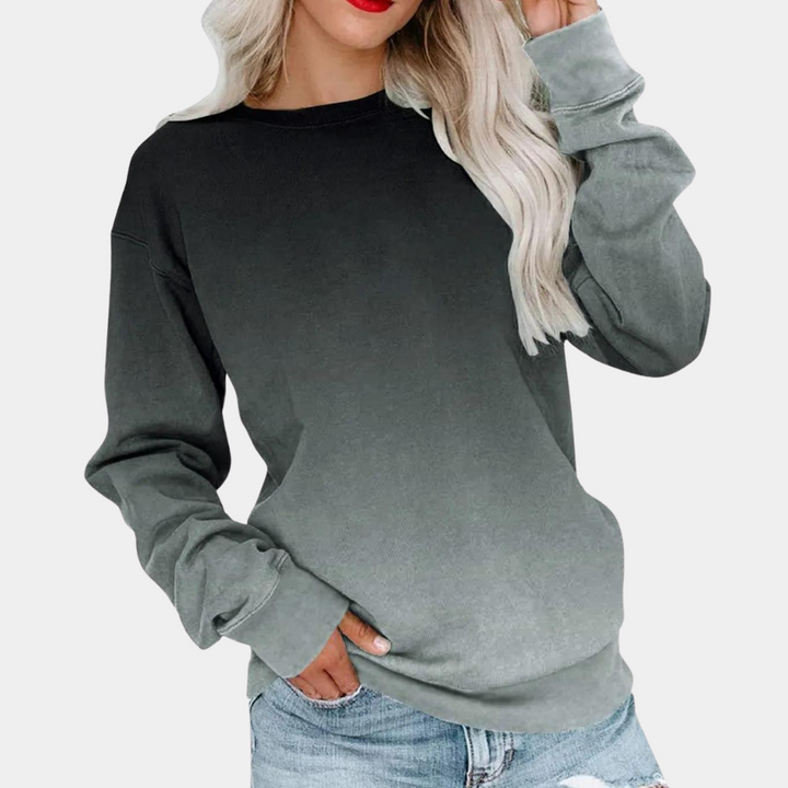 Oevaxa | Sweatshirt dégradé confortable femme