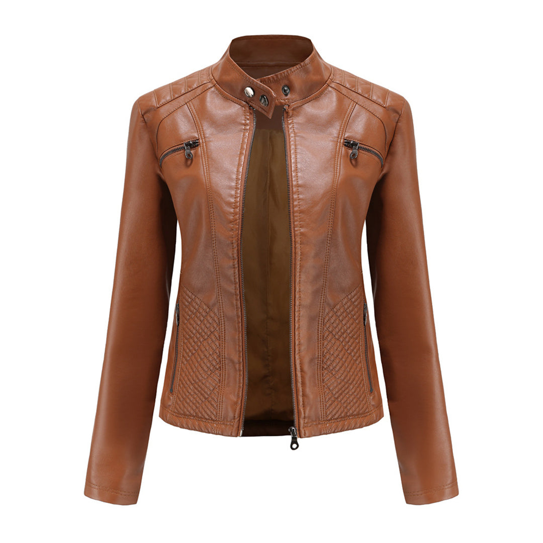 Eellea | Veste en cuir chic pour femmes