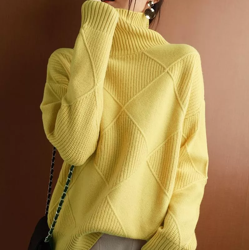 Seoraera | Pull col roulé cosy pour femmes