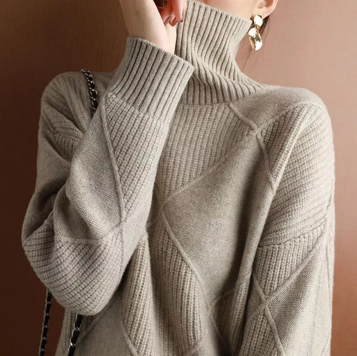Seoraera | Pull col roulé cosy pour femmes