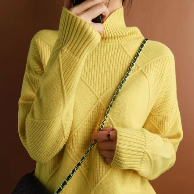 Seoraera | Pull col roulé cosy pour femmes